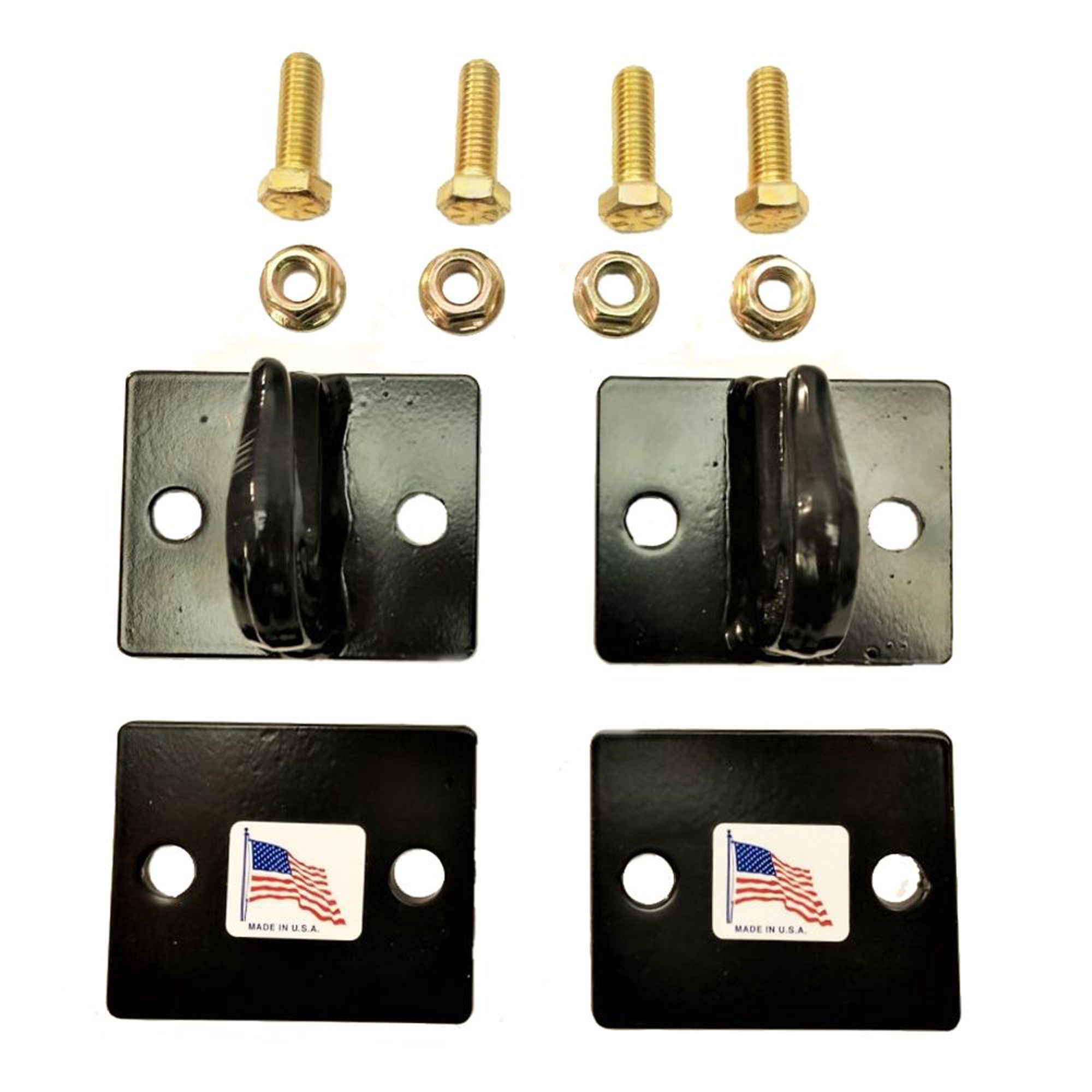 Rigid Hitch, Universal Bolt-On Bucket Grab Hooks,Pair,Hdwre, Model# RHA-002
